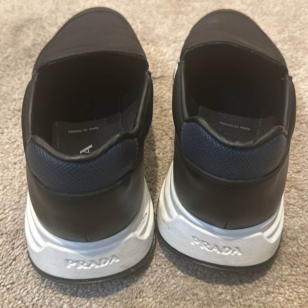 Prada Leather Slip-On Sneakers - Picture 11 of 11